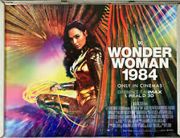 Wonder woman through the years (1). Cinema Poster Wonder Woman 1984 2020 Main Quad Gal Gadot Chris Pine Ebay
