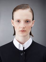 Thom Browne Cashmere Cropped Crew Neck Shell Top