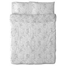 Alvine Kvist Duvet Cover And Pillowcase S White Gray Full Queen Double Queen Ikea Duvet Covers Ikea Duvet Cover Gray Duvet Cover