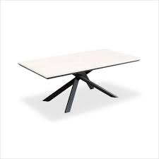 Metal coffee table legs like our heavy duty industrial coffee table leg and hairpin coffee table leg are highly versatile and easy to install, making ideal legs for live edge coffee tables. Tectonic Dining Table White Oak Scan Design Modern And Contemporary Furniture Store