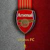 Arsenal, arsenal fc, logo, sport, text, illuminated, black background. 1