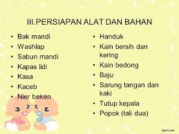 Selain untuk bottom, kain drill juga sering dijadikan seragam pekerja pabrik dan topi. Prosedur Memandikan Bayi By Mila Mawarni Sst Ppt Download