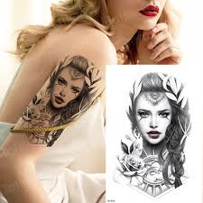 In modern society everyone tries to be different and has his or her own zest. Girl Temporary Tattoo Sketches Tattoo Designs Sexy Tatoo For Woman Tattoo Sleeve Sticker Halloween Zombie Scars Tattoos Black Temporary Tattoos Aliexpress