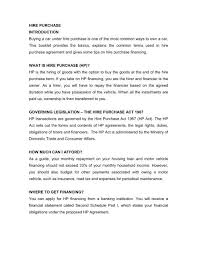 Agreement was entered into in respect of purchase of machineries where the agreement listed. Download The Booklet On Hire Purchase Banking Info