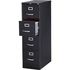 Vertical file cabinet for everyday use. Staples 4 File Drawers Vertical File Cabinet Locking Black Letter 26 5 D 13444d Staples En 2021 Libreria