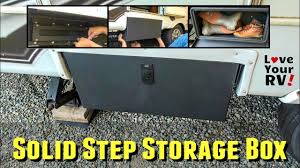 Lippert Components Solid Step Storage Box Installation Youtube
