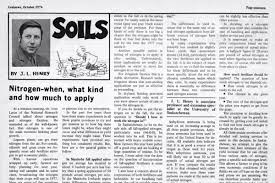 Les Henry: Proper application of nitrogen