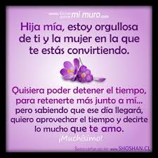 Hija Mia Estoy Orgullosa De Ti Cosas Para Mi Muro