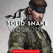solid snake workout routine train like