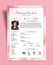 Free Resume Cv Design Template For Fashion Designer Psd File Good Resume