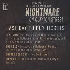To the largest relay for life to ever hit uga! Relay For Life Hosts Nightmare On Clayton Street Downtown Crawl Uganews Redandblack Com