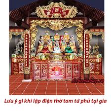 Lưu ý gì khi lập điện thờ tam tứ phủ ...