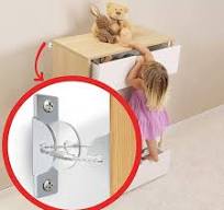 Furniture Wall Anchors for Baby Proofing, 6 Pack Furniture Straps Anti Tip  Bracket Furniture Safety Straps Dresser Anchors, Bearing 400lb