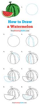 How To Draw A Watermelon Really Easy Drawing Tutorial How to draw hands food fresh fresh fruit graphic design hand drawn drawings illustration exotic food cantaloupe. how to draw a watermelon really easy