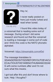 This video shows pronunciation of voicemail in a sentence, voicemail meaning, voicemail definition, voicemail phonetic, voicemail synonym and voicemail example voicemail definition/meaning : Thread By Woterboyy Here Is Everything I Can Find Out Part 2 A Thread According To Strayedaway The Nato Phonetic Alphabet The Voicemail Translates To S