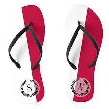 Flag Of Indonesia Flip Flops Zazzle Com Custom Flip Flops Pride Colors Flag