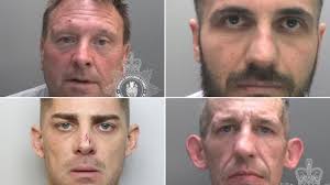 Criminals jailed in Denbighshire, Conwy, Anglesey & Gwynedd last month