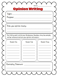 Graphic Organizers For Opinion Writing Scholastic