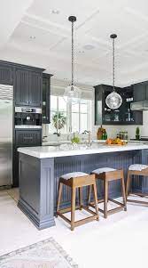 A hint of blue undertone to your gray walls can make your kitchen feel more relaxing and welcoming. 44 Gray Kitchen Cabinets Dark Or Heavy Dark Light Modern