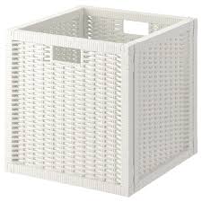 Ikea Branas Basket White Perfect For Newspapers Photos Or Other Memorabilia Easy To Pull Out And Lift As The Baske Kallax Kallax Shelf Unit Kallax Shelf