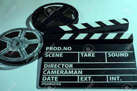 Cinéma Clap, En Métal Ou En Plastique Bobine De Film. Objets Pour Les Films  De Prise De Vue Et Des Démonstrations Banque D'Images Et Photos Libres De  Droits. Image 54372139.