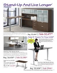 Counter height tables are also great for quicker, more casual meetings. Office Furniture Sale Flyer Spring Summer 2018