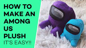 Among Us How To Make A Crewmate Plush From A Sock Easy Youtube Sock Crafts Sewing For Kids Easter Craft Decorations