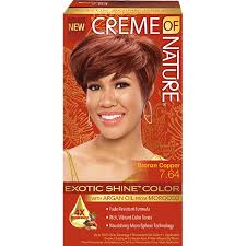 Bronze is a metallic brown color which resembles the metal alloy bronze. Creme Of Nature Bronze Copper Exotic Shine Colour 7 64 Black Hair Care Uk