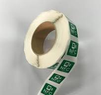 35x35mm Printable Material PVC NFC etiqueta autocolante ...