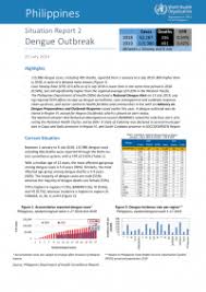 Philippines Situation Report 2 Dengue Outbreak 25 July