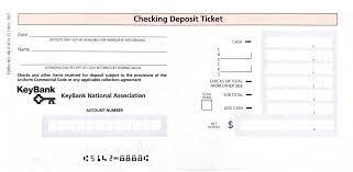 If depositing more than one check, there's space on the back of the deposit slip to avoid having to fill in another. Keybank Deposit Slip Free Printable Template Checkdeposit Io
