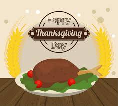 Thanksgiving is a special time of year to get together with family and friends and think about what you're most grateful for. Happy Thanksgiving Day Poster With Turkey Food And Spikes 2468933 Vector Art At Vecteezy