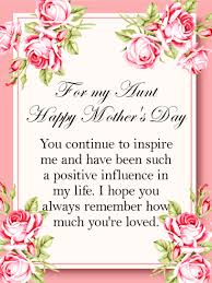 Don't worry, these 60 best mother's day quotes are guaranteed to bring a smile to her face. Happy Mother S Day Wishes For Aunt Birthday Wishes And Messages By Davia