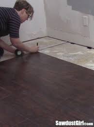 So, floors that are nailed (or glued). Pergo Installation Laminate Flooring Sawdust Girl