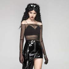 Punk Rave Submarine Mesh Gloves Top Andersartig Gothic Fashion Extraordinary Lifestyle