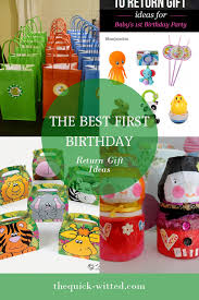 And with these affordable first birthday gift ideas, you'll save enough to buy yourself a little treat, too. The Best First Birthday Return Gift Ideas Home Family Style And Art Ideas