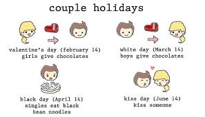 Happy Black Day Time To Grab All Your Single Pals And Eat Some Jajjangmyun Image By Sunny From Mtvk Com White Day Korea Learn Korean Korean Lessons