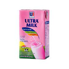 Dengan varian rasa strawberry, rasa tersebut dapat lebih tersamarkan. Susu Ultra Milk Rasa Stroberi Susu Uht Strawberry 125ml Shopee Indonesia