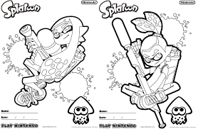 For kids & adults you can print splatoon or color online. Splatoon Printable Coloring Pages Play Nintendo