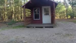 Locted in charlestown, camping here is the. Cabin Y Burlingame State Campground Campsite Youtube