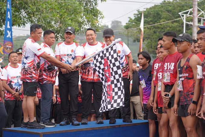 2,500 Join Jayapura Fun Run, Turning TNI Anniversary Event into a Showcase of Civic Unity