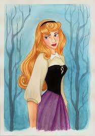 Sleeping Beauty Aurora Briarrose Watercolor Print Aurora Sleeping Beauty Disney Princess Aurora Disney Drawings