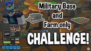 Roblox tower defense game roblox free t shirts. Military Base And Farm Only Challenge Tower Defense Simulator Roblox Youtube