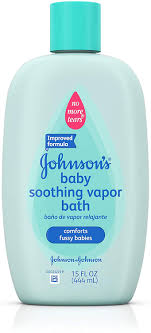 For steamy vaporizing action in the tub, kiehl's has a eucalyptus bath gel ($12.50) and a mineral muscle soak ($13.50), and california baby has a colds and flu aromatherapy bubble bath ($10.95 at. Amazon Com Johnson S Baby Soothing Vapor Bath For Colds 15 Oz Health Household