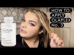 How To Apply Olaplex No 3 Youtube