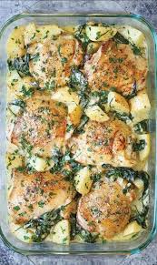 Ingredients 6 Bone In Skin On Chicken Thighs 1 Tablespoon Italian Seasoning Kosher Salt And Freshly Ground Black Pepper To Taste 3 Recipes Food Food Dishes