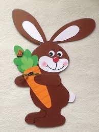 Rentier basteln weihnachtsdekoration selber machen diy. Fensterbild Tonkarton Osterhase Mit Mohre Fruhling Osterdeko Ostern Hasen Basteln Basteln Fruhling Ostern Osterhasen Basteln Kinder