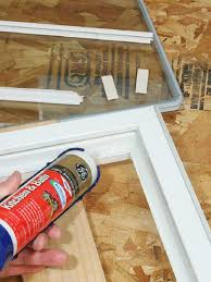 Make sure you keep the knife at the tip of the frame, so you cut around the edges accurately. Replacing Window Glass Better Homes Gardens