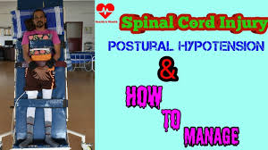 Spinal Cord Injury Postural Hypotension And How To Manage Youtube