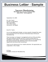 Business Letter Writing Letter